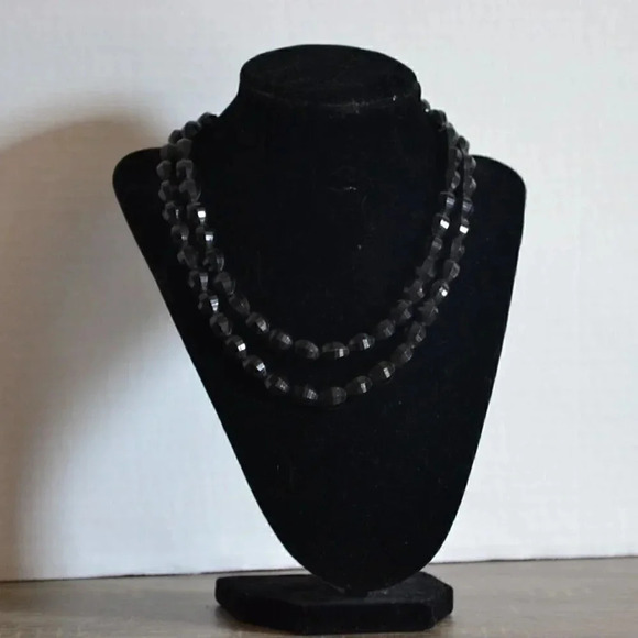 Vtg Two Strand  Costume Necklace - Picture 2 of 6